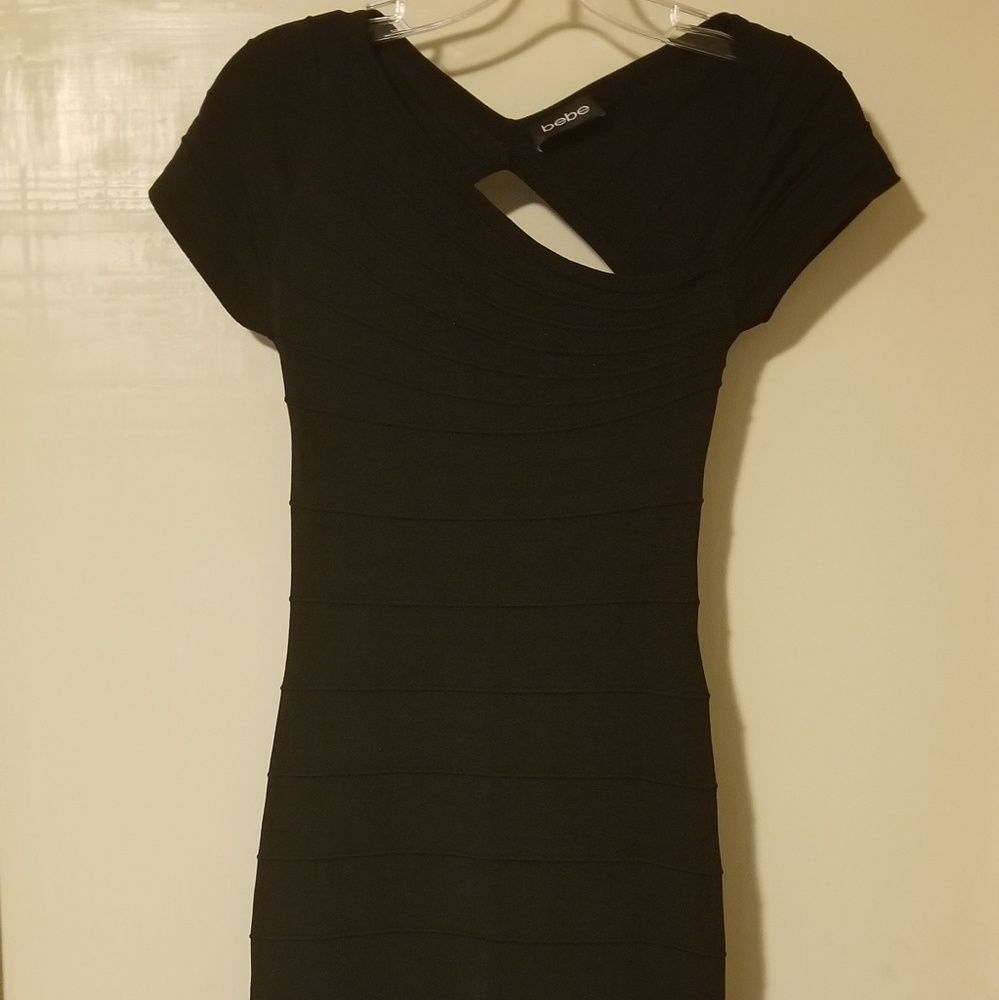 bebe "Little Fitted Black Dress" XSmall